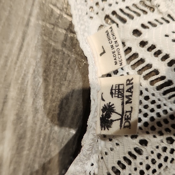 NWT Del Mar Women's sz L Swimsuit Coverall - Picture 5 of 7